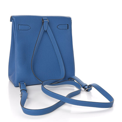 Hermes Taurillon Clemence Kelly Ado Backpack 22 Mykonos 3 of 26