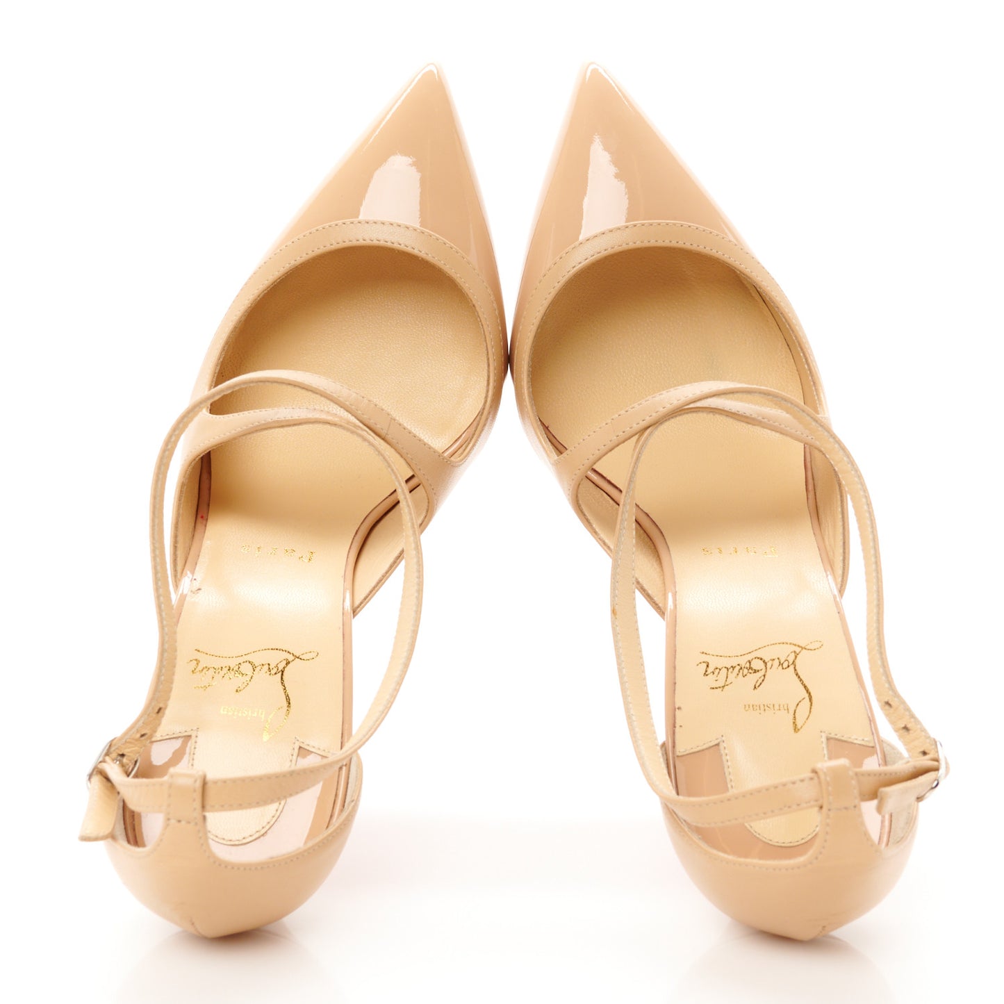 Patent Shiny Nappa Crissos 100 Pumps 39.5 Doudou