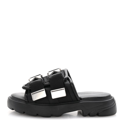 Bottega Veneta Nappa Flash 45mm Flat Sandals 39 Black 1 of 8