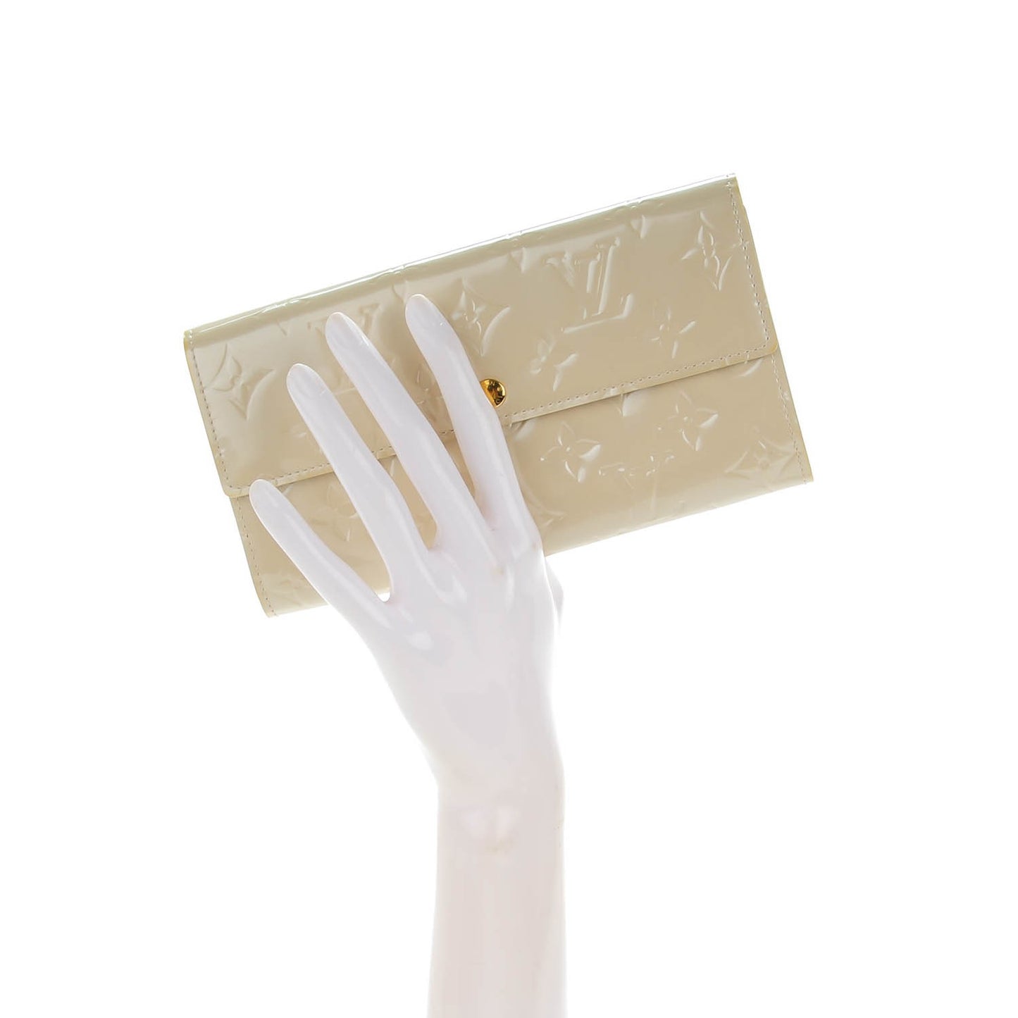 Vernis Sarah Wallet Blanc Corail