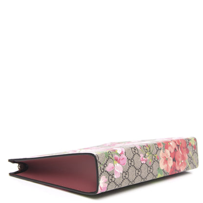Gucci GG Supreme Monogram Blooms Large Cosmetic Case Beige Multicolor Dry Rose 4 of 10