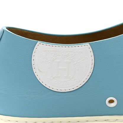 Hermes Calfskin One Sneakers 38 Blue 7 of 11