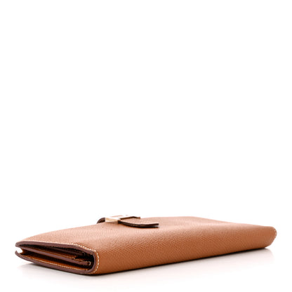 Hermes Epsom Bearn Gusset Wallet Gold 4 of 15