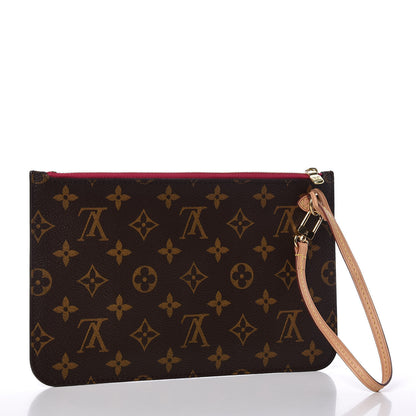 Louis Vuitton Monogram Neverfull MM GM Pochette Pivoine 2 of 6