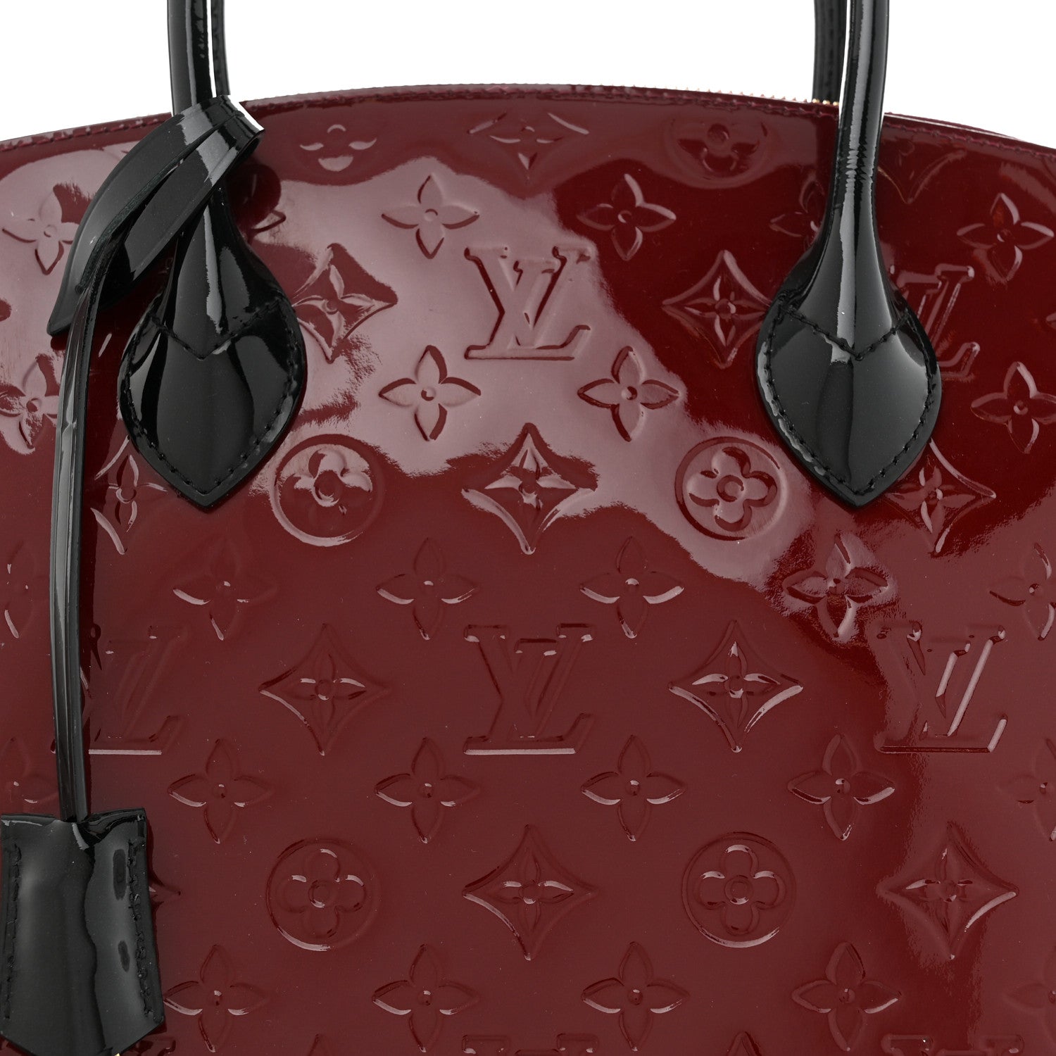 Louis Vuitton Vernis Lockit PM Griotte 8 of 10