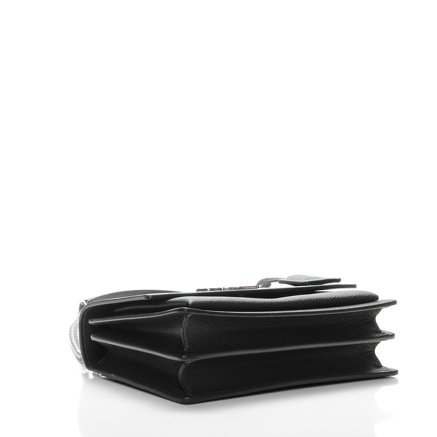 Grained Calfskin Medium Monogram Sunset Black