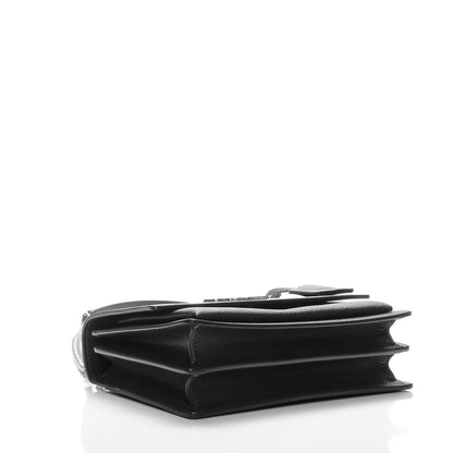 Saint Laurent Grained Calfskin Medium Monogram Sunset Black 4 of 6