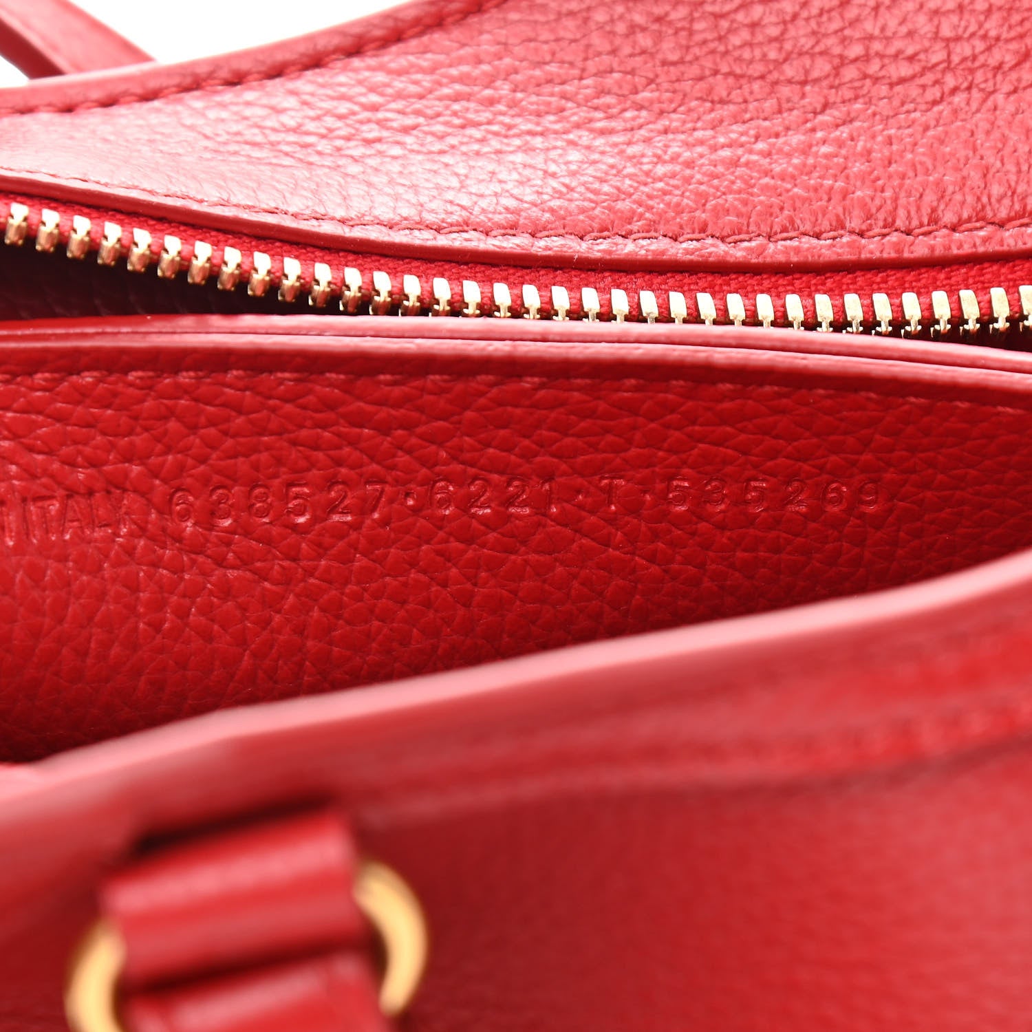 Balenciaga Grained Calfskin Neo Classic Gold Hardware Nano City Crossbody Medium Red 8 of 14