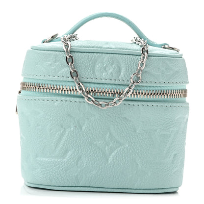 Louis Vuitton Empreinte Monogram Micro Vanity Pearly Lagoon Turquoise 1 of 14