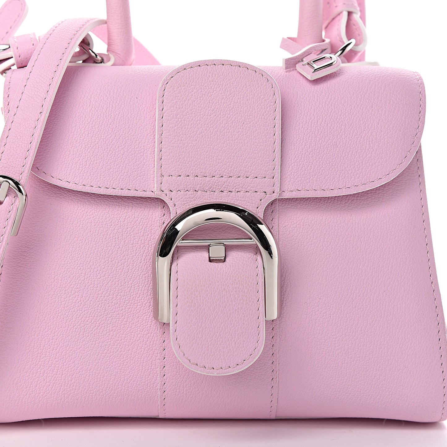 Grained Calfskin Mini Brillant Satchel Nakuru