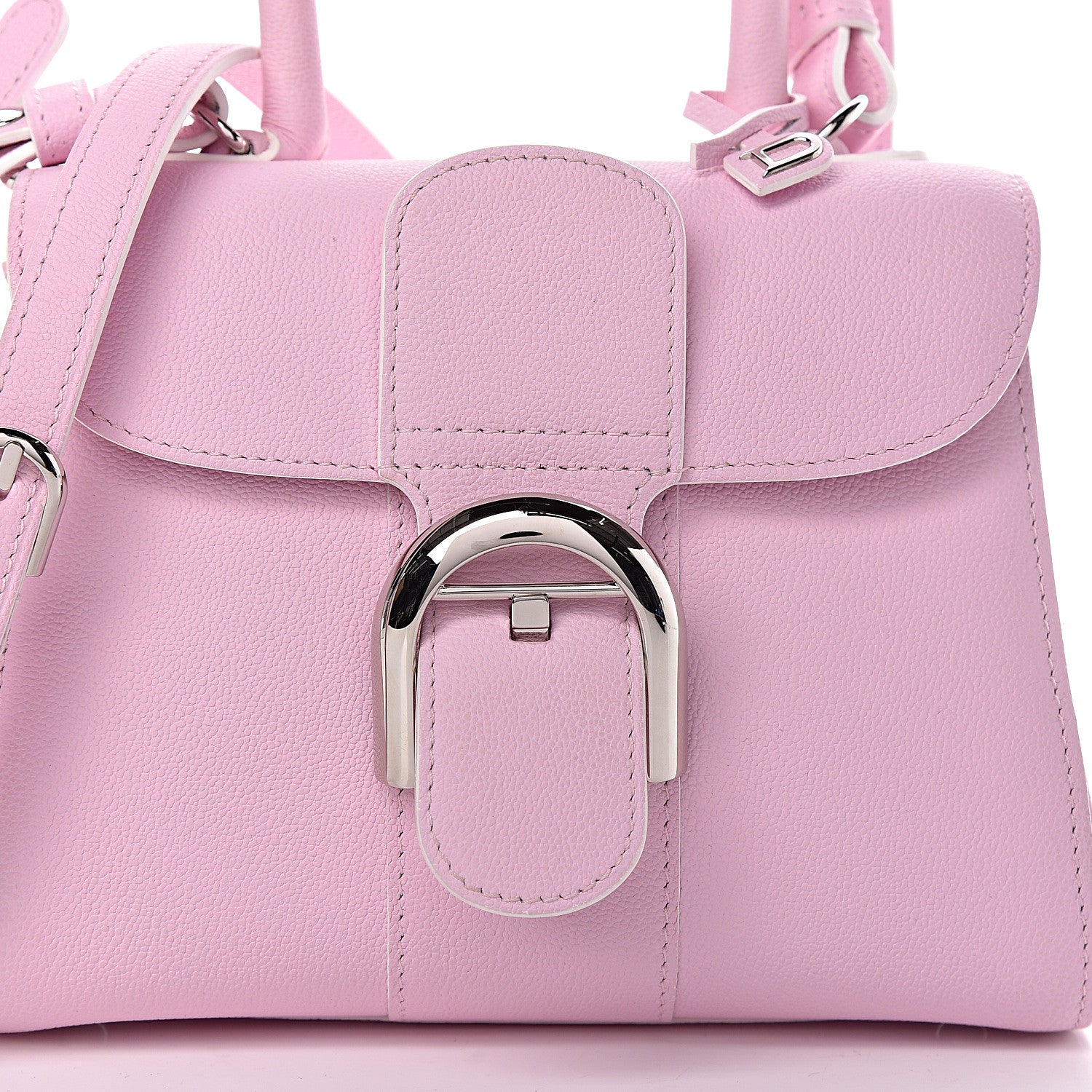 Delvaux Grained Calfskin Mini Brillant Satchel Nakuru 8 of 10