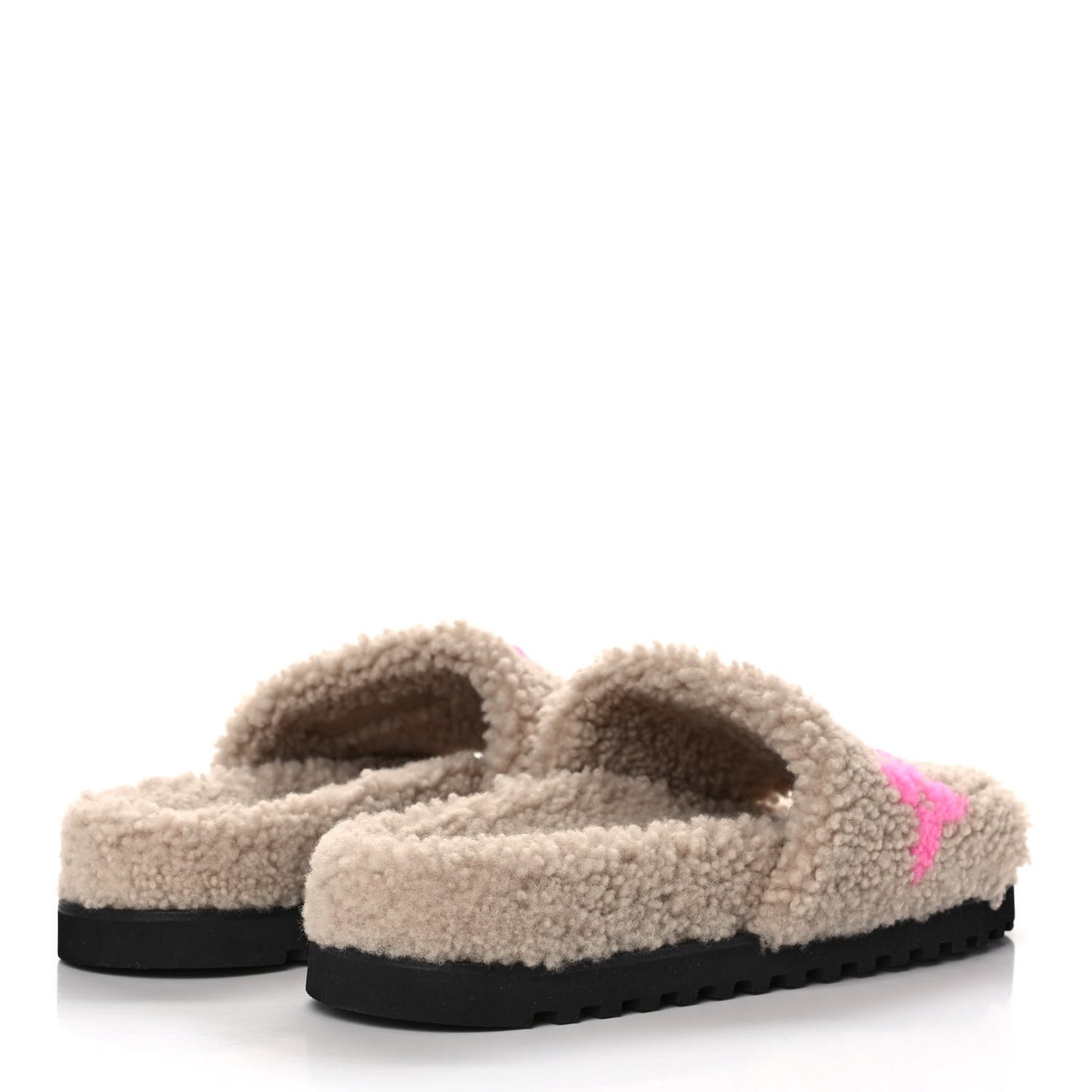 Shearling Paseo Flat Comfort Mule 41 Beige