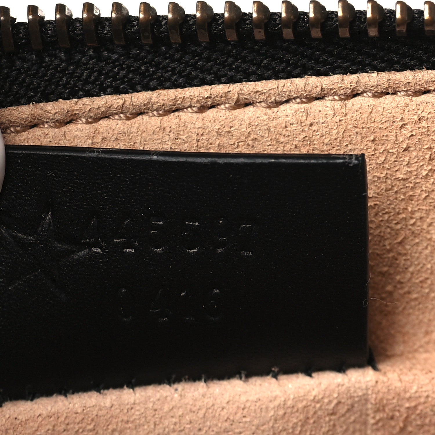 Gucci Calfskin GucciGhost Life is Gucci Zip Pouch Black 8 of 9