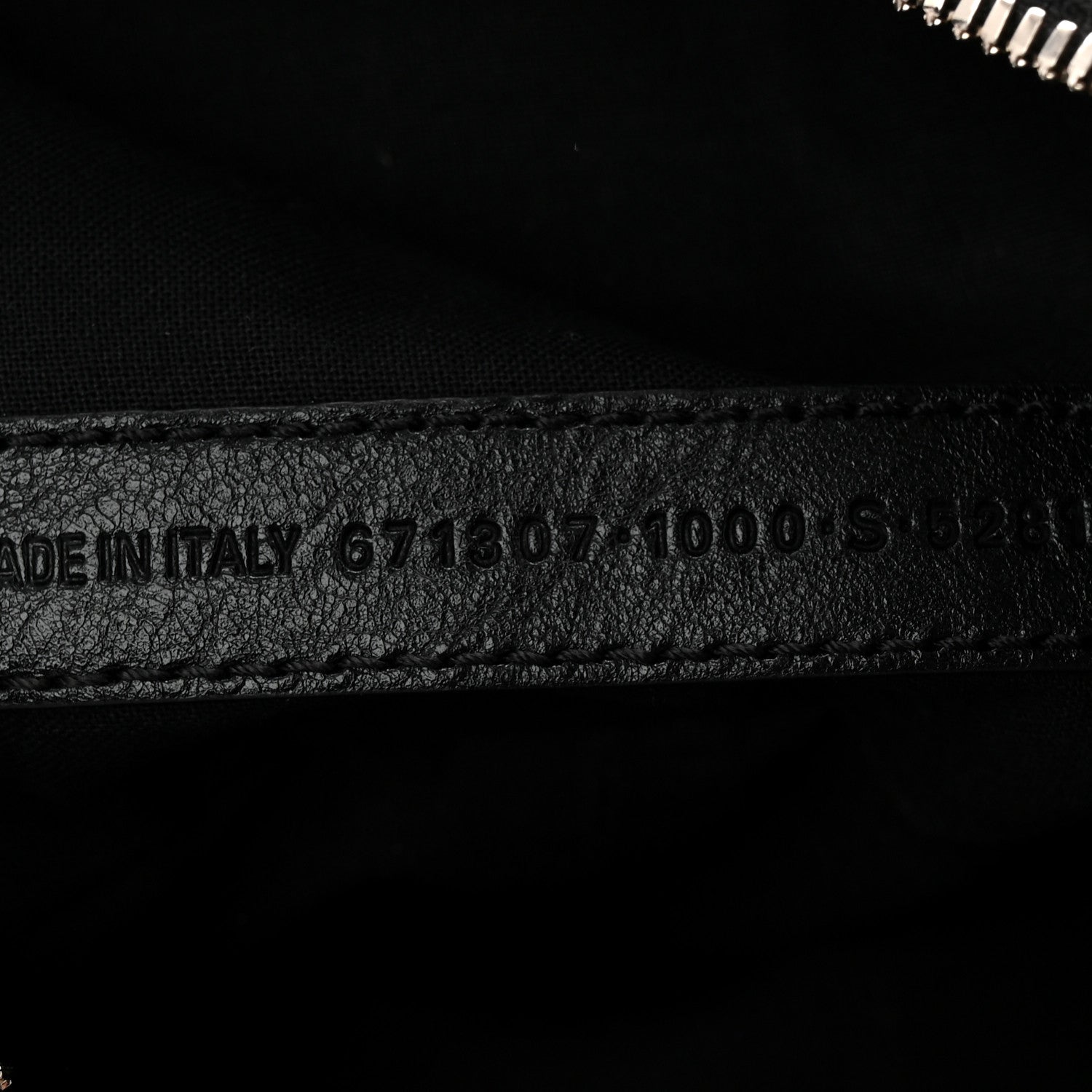 Balenciaga Agneau Arena Small Le Cagole Shoulder Bag Black 8 of 11