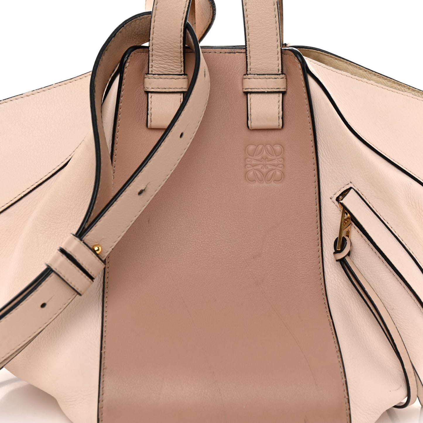 Calfskin Small Hammock Shoulder Bag Pink