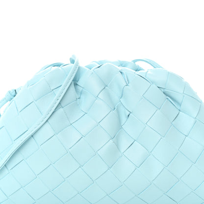 Bottega Veneta Nappa Intrecciato The Mini Pouch Pale Blue 7 of 9