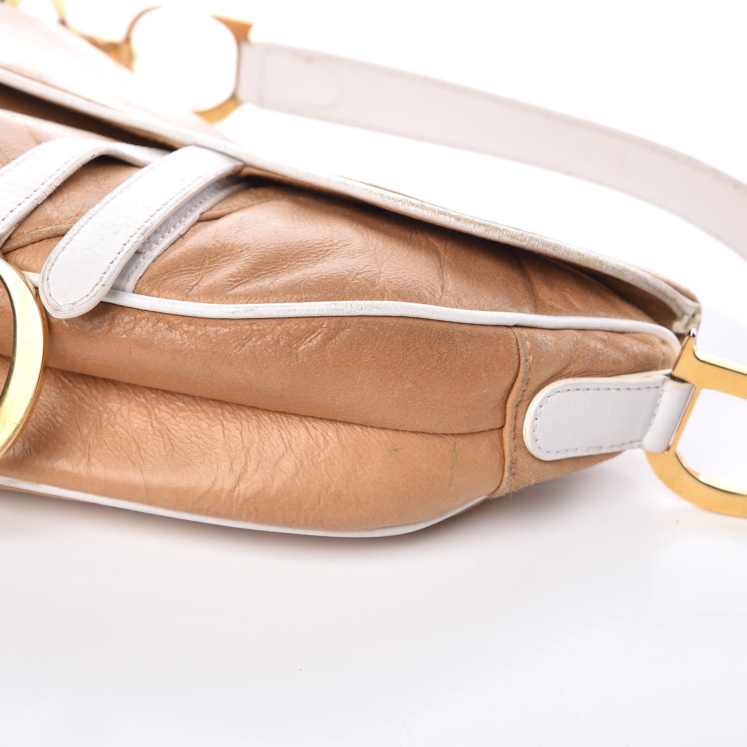 Christian Dior Calfskin Saddle Bag Brown 17 of 52