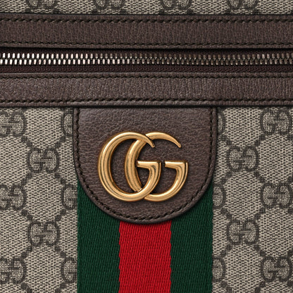 Gucci GG Supreme Monogram Web Small Ophidia Messenger Bag Brown 9 of 11