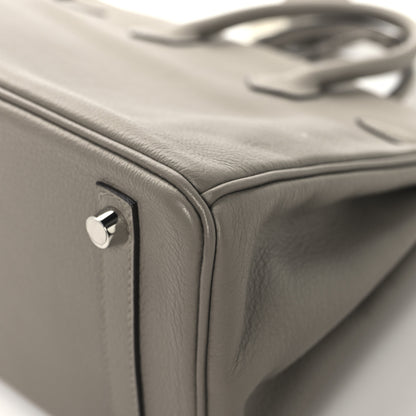 Hermes Taurillon Novillo Birkin 25 Gris Asphalte 12 of 13