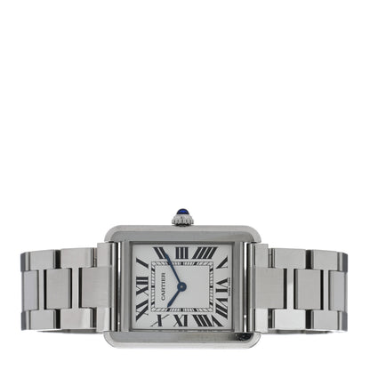 Cartier Stainless Steel 24mm Tank Solo Quartz Watch 2 of 5