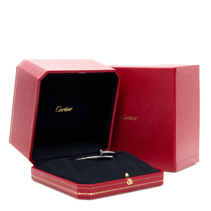 Cartier 18K White Gold Small Juste Un Clou Bracelet 16 5 of 5
