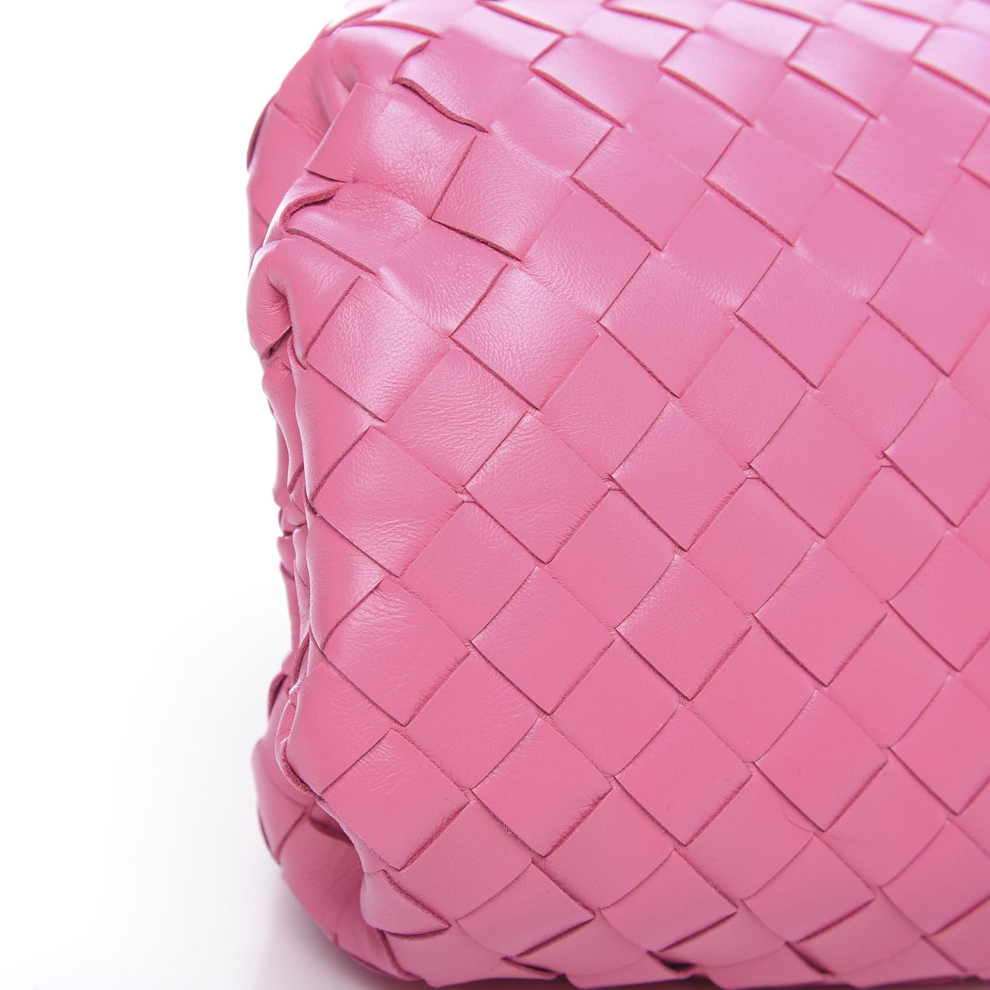 Nappa Maxi Intrecciato The Pouch Oversized Clutch Pink