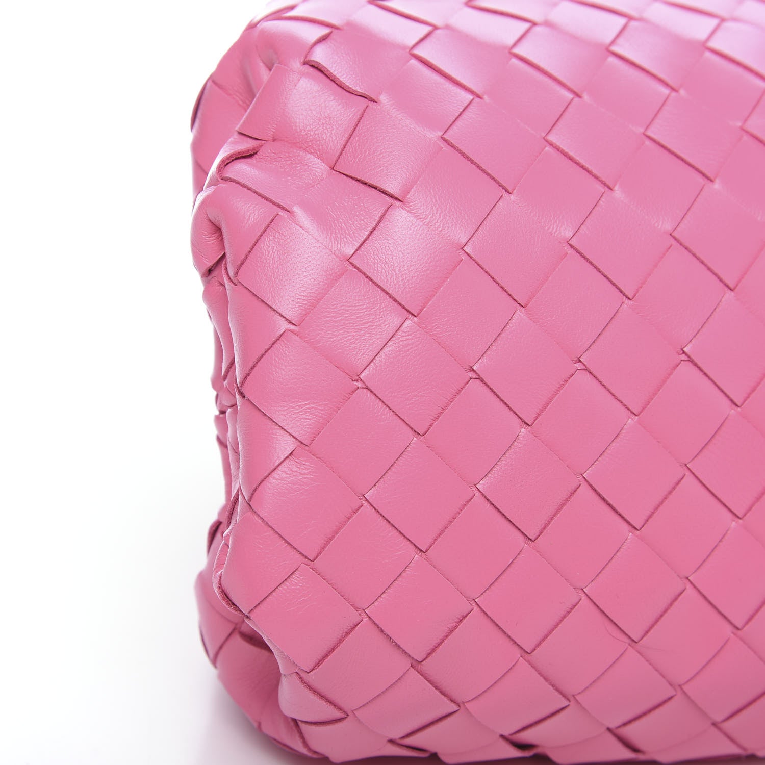 Bottega Veneta Nappa Maxi Intrecciato The Pouch Oversized Clutch Pink 7 of 8