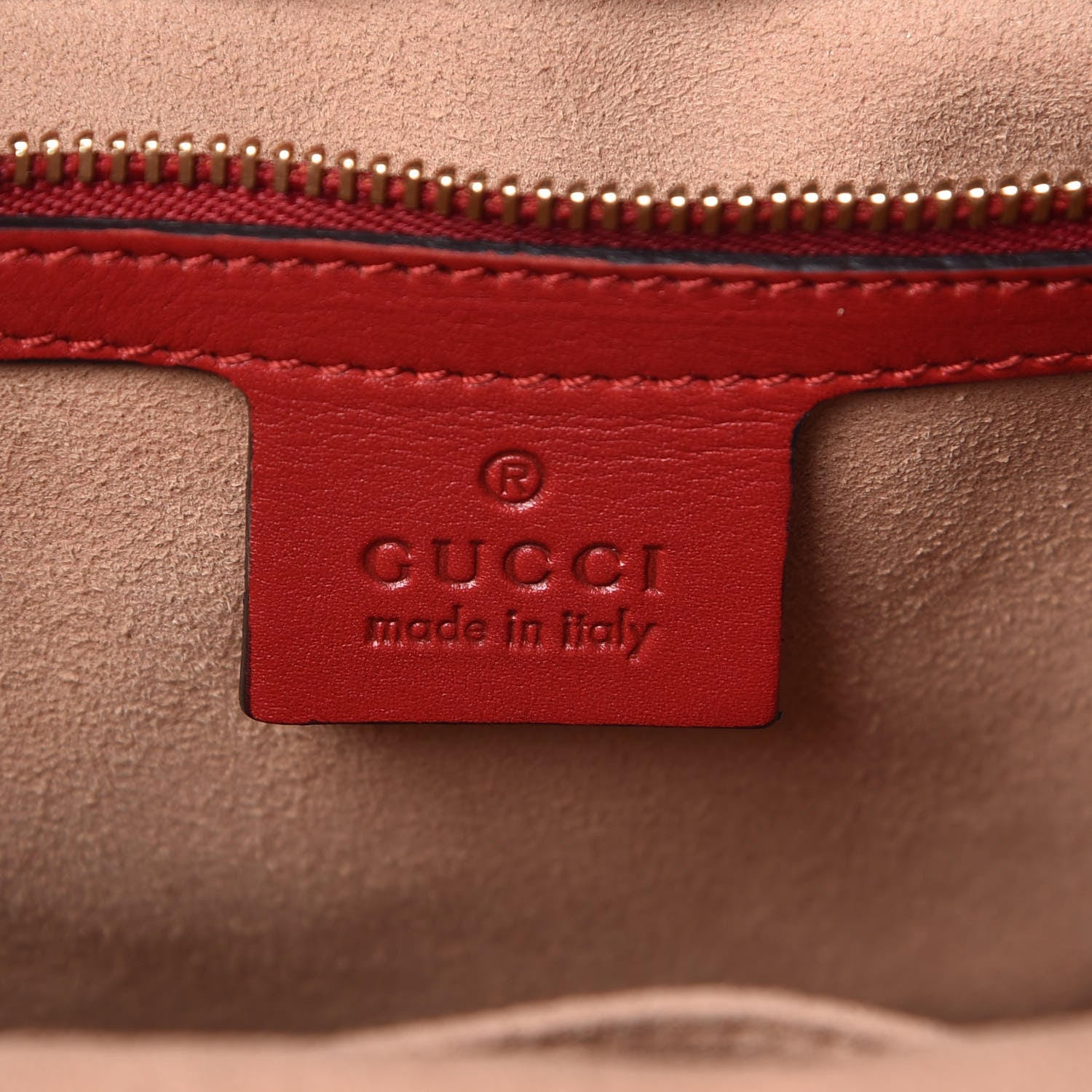 Gucci Apollo Calfskin GG Dadini Embroidered Chain Hobo Hibiscus Red 6 of 8