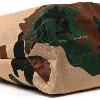 Off-White Polyester Camouflage Tote Multicolor 10 of 11