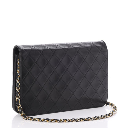 Chanel Lambskin Quilted Small Single Flap Black 3 of 9
