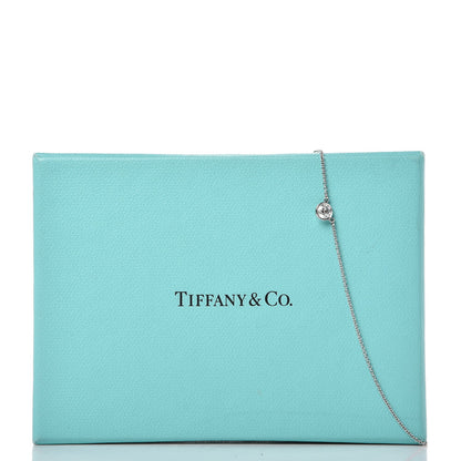 Tiffany Platinum Diamond .29ct Elsa Peretti Diamonds by the Yard Pendant Necklace 9 of 9