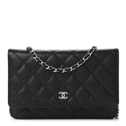 Chanel Caviar Quilted Wallet On Chain WOC Black 1 of 11