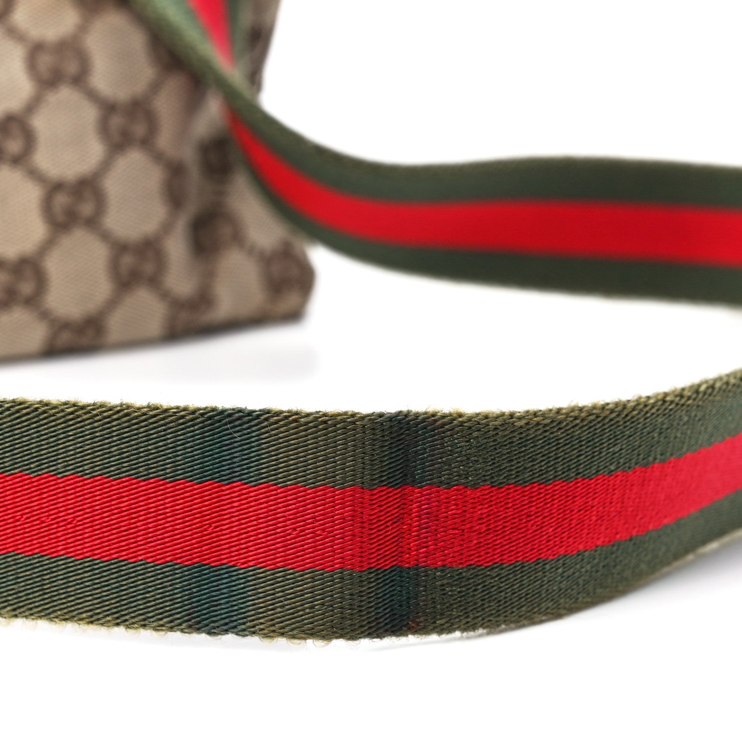 Gucci Monogram Web Belt Pouch Bag Brown 13 of 13
