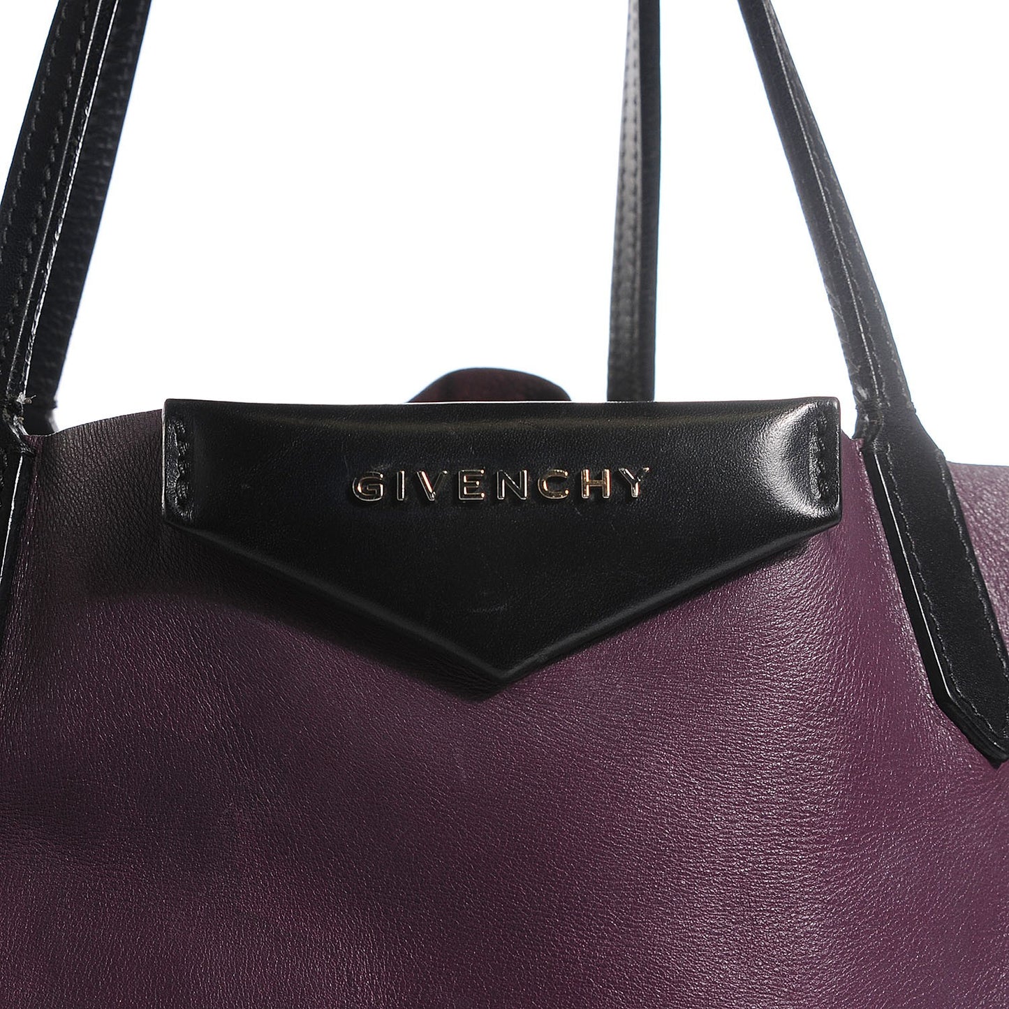 Calfskin Large Antigona Tote Aubergine
