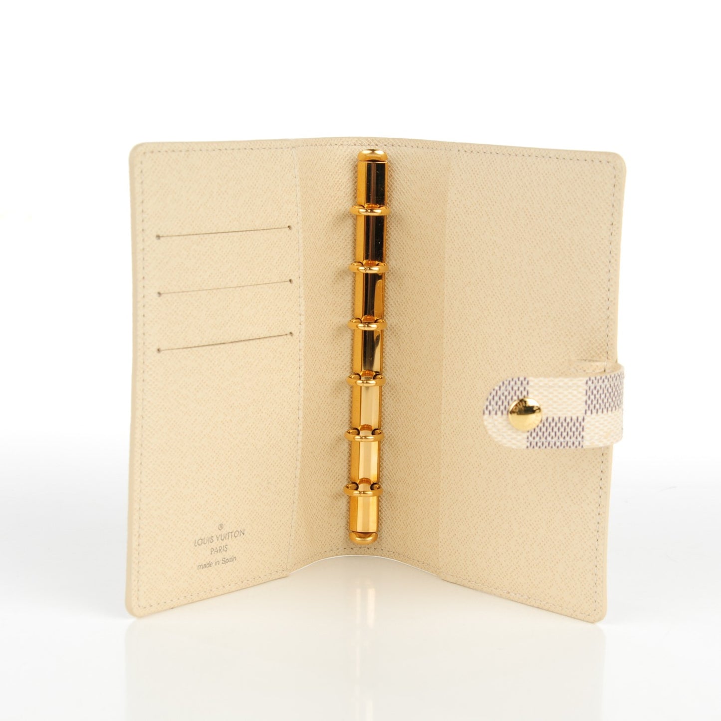 Damier Azur Small Ring Agenda Cover