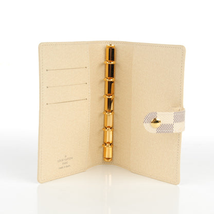 Louis Vuitton Damier Azur Small Ring Agenda Cover 5 of 7
