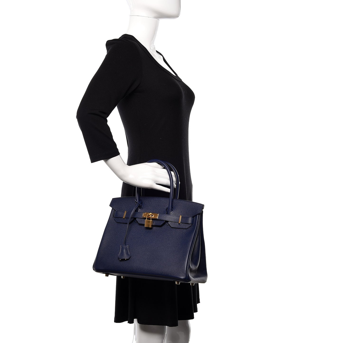 Epsom Birkin 30 Bleu Saphir