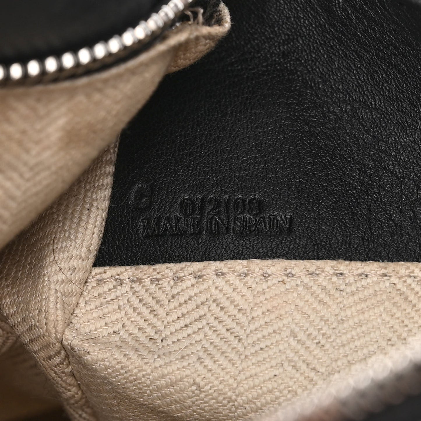 Calfskin Small Puzzle Bag Black