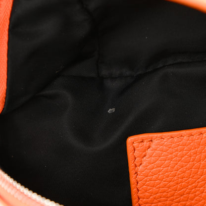 Burberry Grainy Calfskin Logo Graphic Sonny Bum Bag Orange 10 of 10