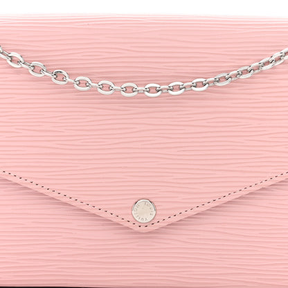 Louis Vuitton Epi Pochette Felicie Rose Ballerine 11 of 13