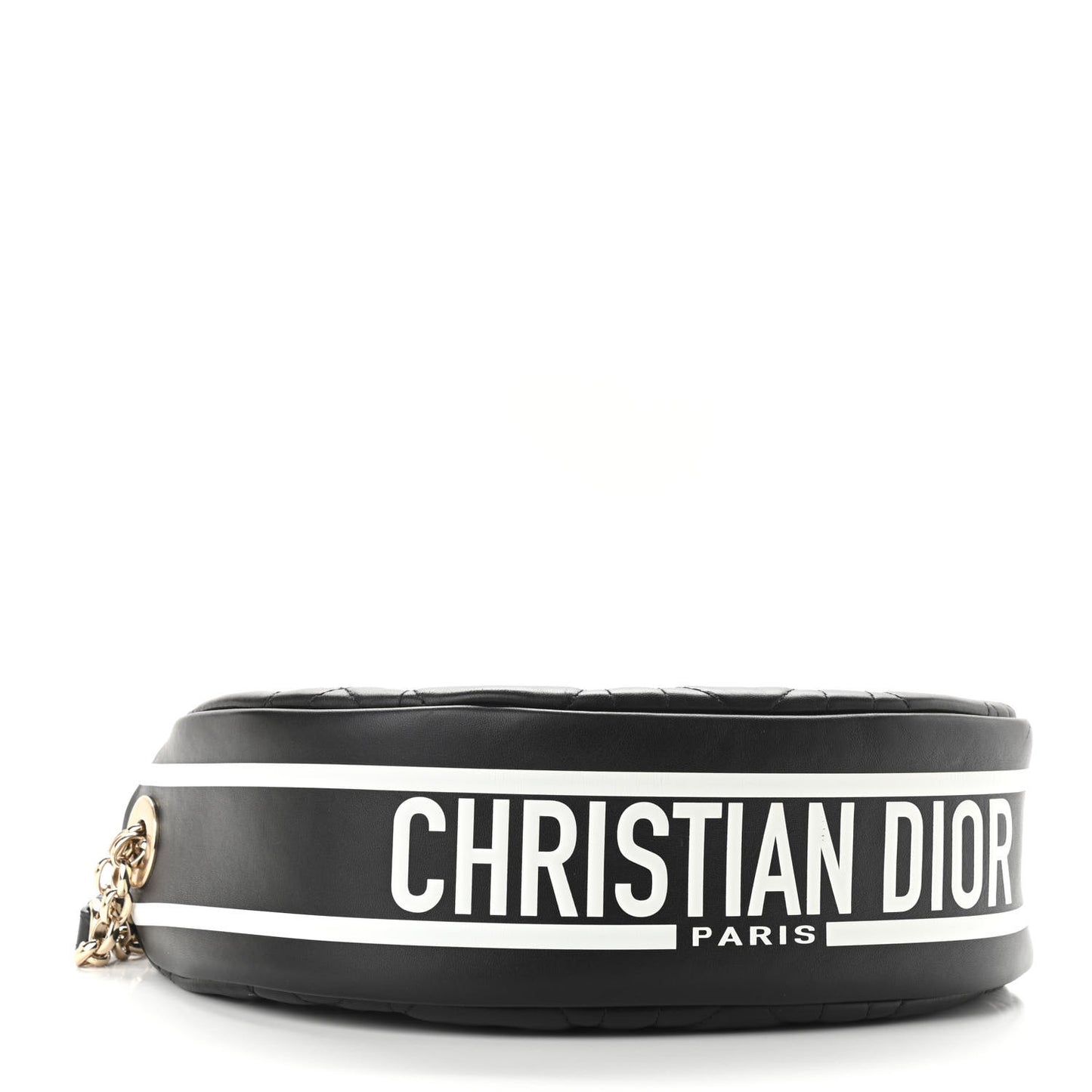 Lambskin Cannage Medium Dior Vibe Hobo Bag Black
