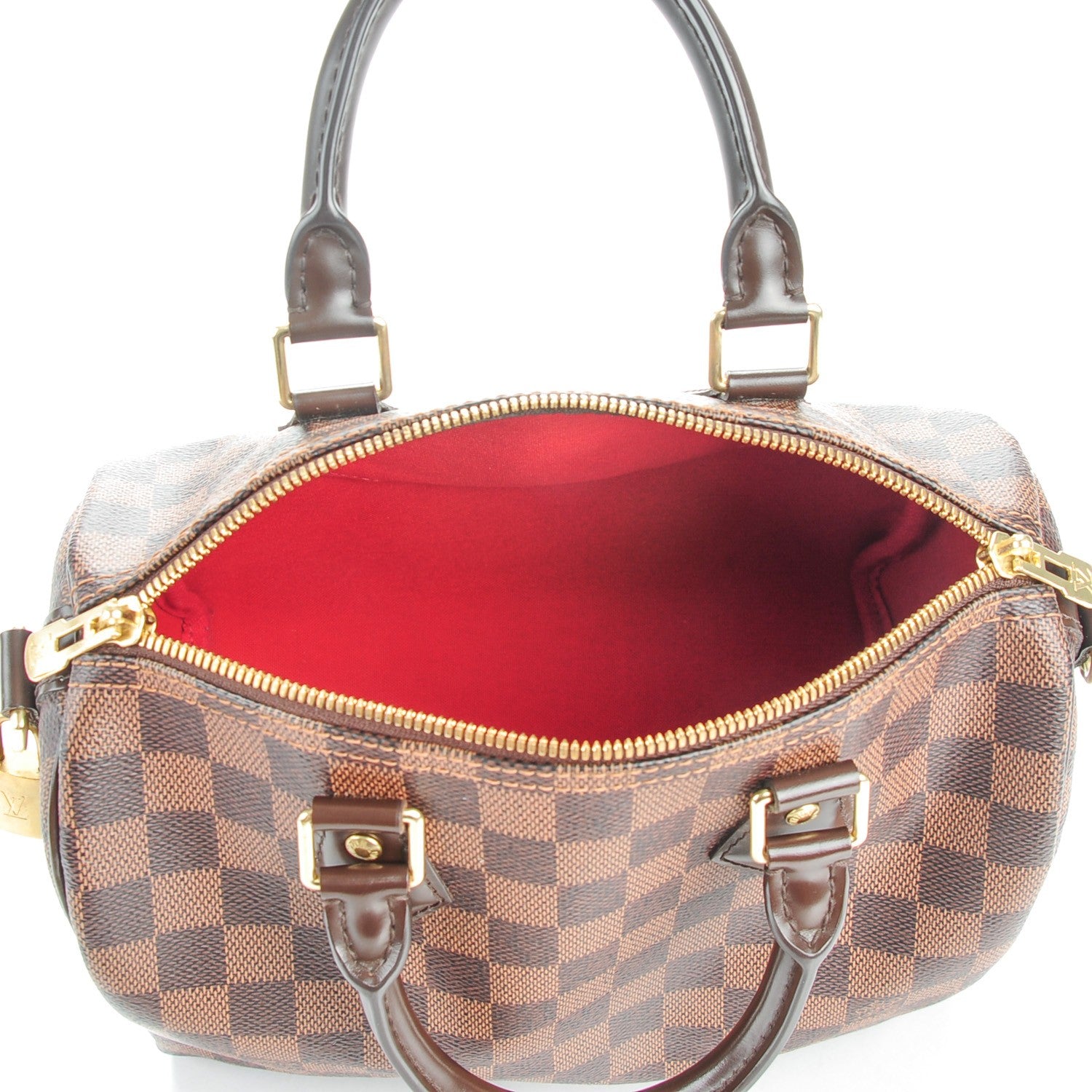 Louis Vuitton Damier Ebene Speedy Bandouliere 25 5 of 8