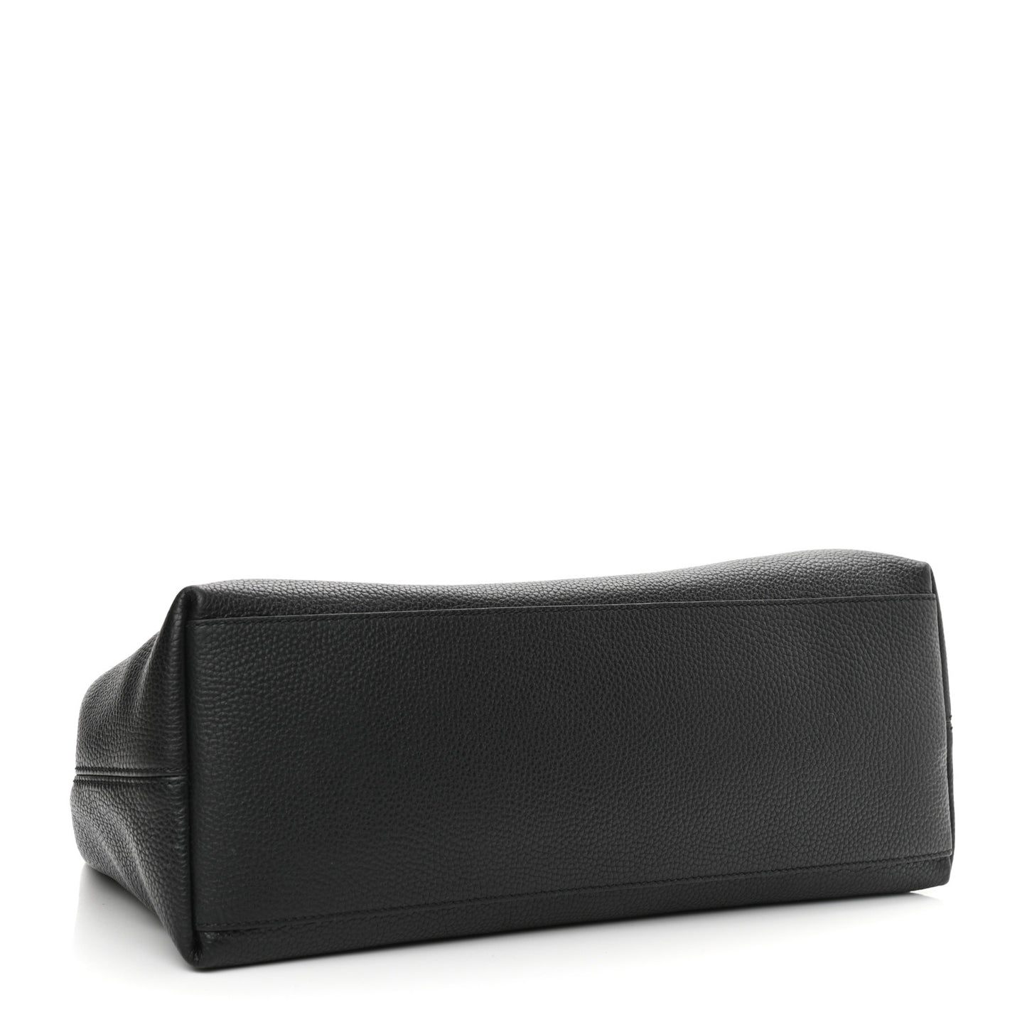 Pebbled Calfskin Medium Soho Chain Shoulder Bag Black