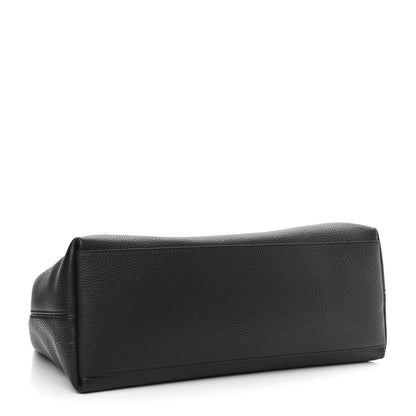 Gucci Pebbled Calfskin Medium Soho Chain Shoulder Bag Black 4 of 11