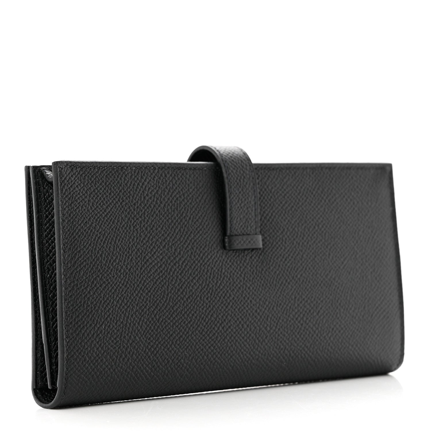 Hermes Epsom Monochrome Bearn Gusset Wallet Black 3 of 7