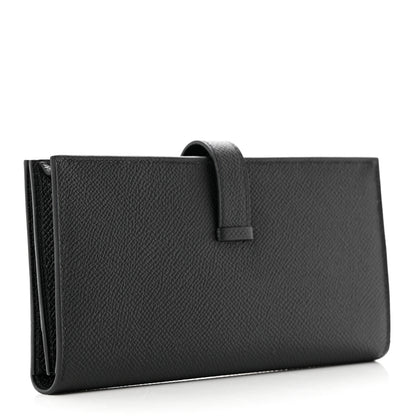 Hermes Epsom Monochrome Bearn Gusset Wallet Black 3 of 7
