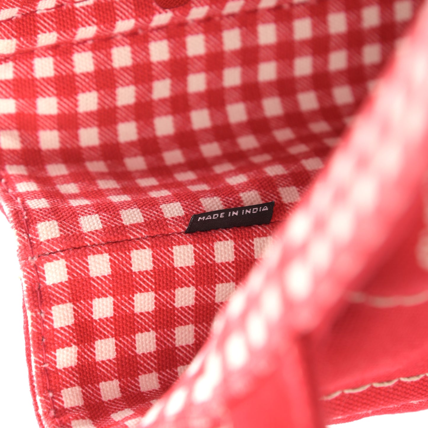 Canapa Small Logo Tote Rosso