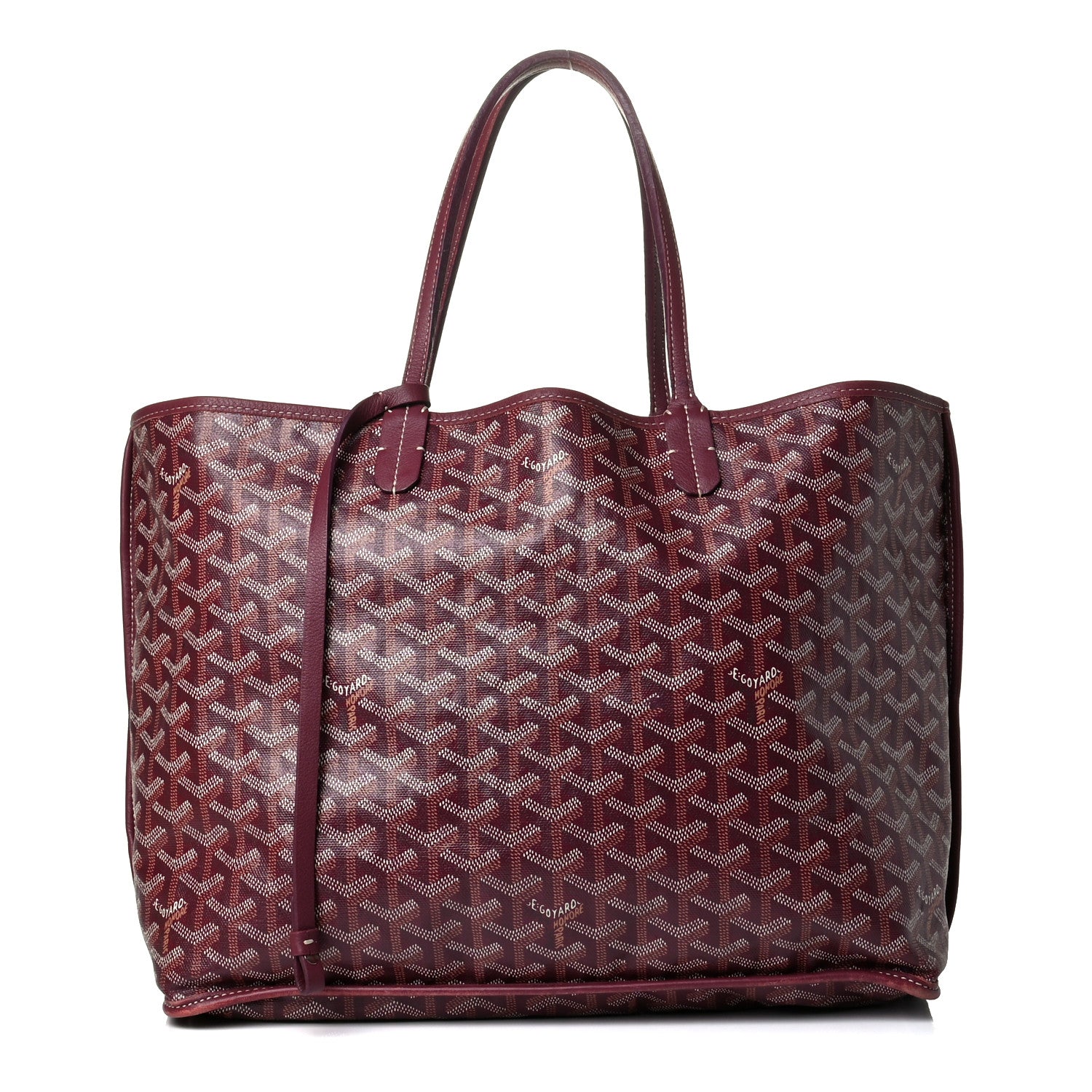 Goyard Goyardine Reversible Anjou PM Burgundy 1 of 7