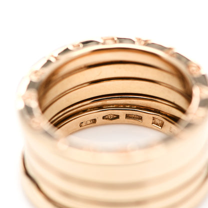 Bulgari 18K Yellow Gold B.Zero1 Four-Band Ring 50 5.25 4 of 5