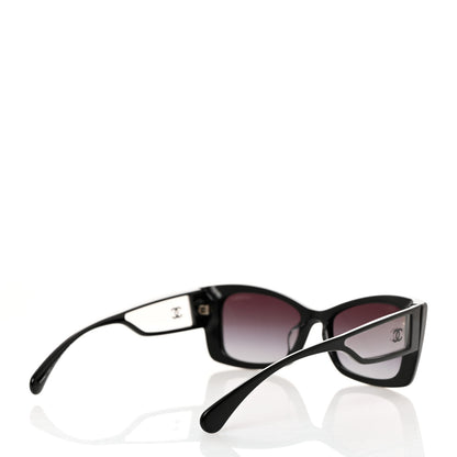 Chanel Acetate CC Rectangle Sunglasses 5430-A Black 4 of 7